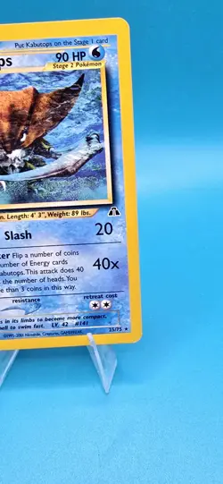 Kabutops Card 25/75 Non Holo Pokemon TCG Neo Discovery NM Card B14 - Image 4