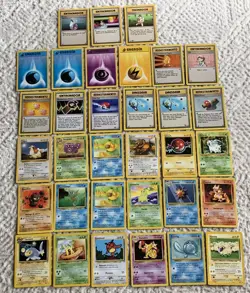 (33) Foreign Vintage Pokemon Card Lot - Non English Cards Italian Spanish - Image 1