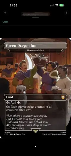 Green Dragon Inn - Homeward Path #365 Lord of the Rings LTC Magic MTG - Image 1
