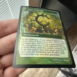 MTG Oath of Druids #212 Foil Future Sight Mythic Mystery Booster 2 (MB2) - Image 2