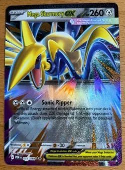 MEGA SKARMORY EX 055/088 - POKEMON: PERFECT ORDER - DOUBLE RARE - NM - Image 1