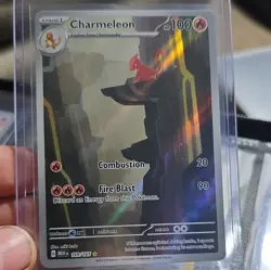 Pokemon TCG Charmeleon 169/165 SV2a 151 Art Rare Holo English 2023 100 HP - Image 1