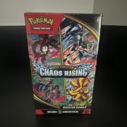 Pokemon TCG Mega Evolution: Chaos Rising Booster Bundle New/Sealed - Image 1