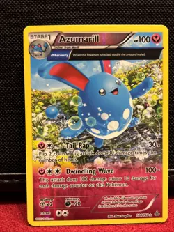 Pokemon TCG Azumarill Primal Clash 104/160 Regular Holo Rare - Image 1