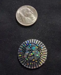 Pokemon Chansey Holographic Collector's Coin 1.25" | Vintage 1999 Nintendo WOTC - Image 3