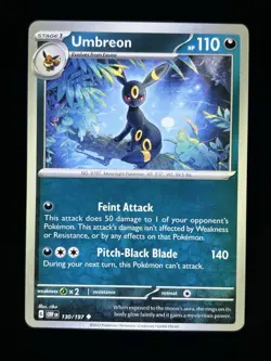 🔥Pokemon TCG - Umbreon - 130/197 - Uncommon - Obsidian Flames - NM🔥 - Image 1