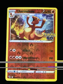 Charmeleon 009/078 Pokemon GO Reverse Holo - Image 1