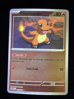 Pokemon TCG - Charmander - 011/094 - ME02: Phantasmal Flames (PFL) Reverse Holo - Image 1