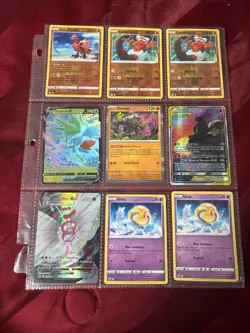 Pokemon TCG Foil V VMAX Lot: Galarian Zapdos, Landorus, Shaymin V, Butterfree - Image 1