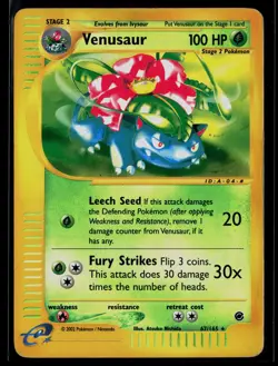 Venusaur 67/165 Expedition Base Set Reverse Holo Rare Pokemon - Image 1