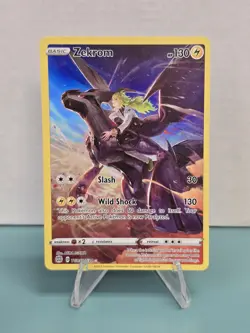 Pokemon TCG Zekrom TG05/TG30 Brilliant Stars Trainer Gallery Ultra Rare Holo NM - Image 1