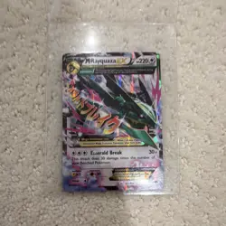 Pokemon M Rayquaza EX 76/108 220 HP Roaring Skies Eng Full Art Holo UR - Image 1