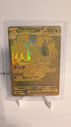 Pokemon TCG Mega Dragonite EX Ascended Heroes 295/217 Gold Hyper Rare NM - Image 1