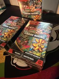 Pokemon TCG Mega Evolution Chaos Rising BOOSTER BUNDLE New Sealed 6 Packs 2026 - Image 1