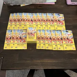 One Piece Adventure on Kamis Island 19 Sleeved Booster Packs 1 Dbl Pack Set 10 - Image 1