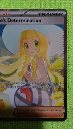 Pokemon Lillie's Determination 184/132 – SIR – Mega Evolution – NM - Image 3