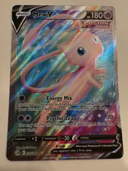 pokemon fusion strike mew v full art 250/264 - Image 2