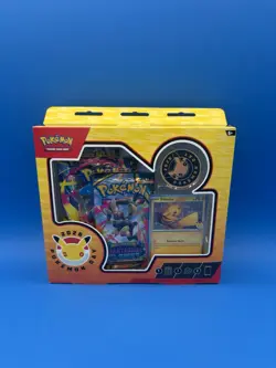 Pokemon TCG: 2026 Collection Box 30th Anniversary Mega Evolution-3 Booster Packs - Image 1