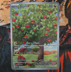 Applin Sv06 Twilight Masquerade Illustration Rare Holo 185/167 EN - Image 1