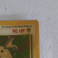 Pokemon Raichu 14/62 Fossil Holo Rare 90 HP Stage 1 1999 Wizards English - Image 2