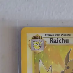 Pokemon Raichu 14/62 Fossil Holo Rare 90 HP Stage 1 1999 Wizards English - Image 3