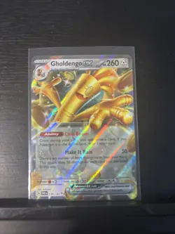 Pokemon TCG Gholdengo EX-139/182-SV04: Paradox Rift Double Rare Holo - Image 1