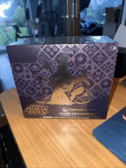 Paldean Fates Pokemon Center Elite Trainer Box ETB - New & Sealed + ACRYLIC CASE - Image 1