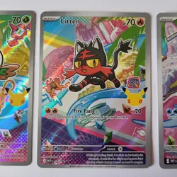 Pokemon First Partner Promos 043 Rowlet 044 Litten 045 Popplio - Image 3