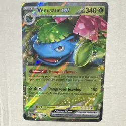 Pokemon Venusaur ex SV07 Stellar Crown Double Rare Holo 001/142 340 HP - Image 1