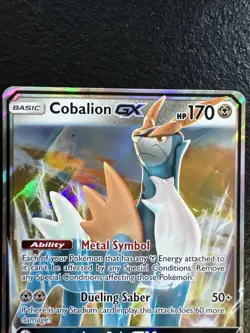 Pokemon TCG Cobalion GX Sun & Moon - Team Up 106/181 Holo Ultra Rare - Image 2