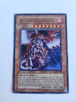 Yugioh Horus the Black Flame Dragon LV8 SOD-EN008 (Ultra Rare) Unlimited #Y50 - Image 1
