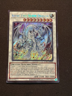 Yu-Gi-Oh! TCG Azure-Eyes Silver Dragon LCKC-EN066 Secret Rare - NM/M - Image 1