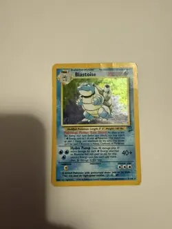 Pokemon TCG Blastoise Base Set 2 Holo Unlimited Rare Card 2/130 - Image 1