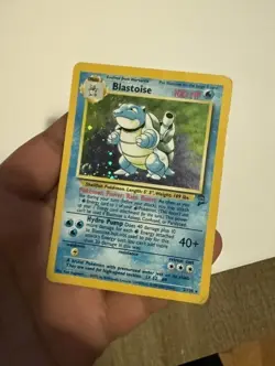 Pokemon TCG Blastoise Base Set 2 Holo Unlimited Rare Card 2/130 - Image 3