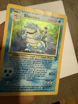 Pokemon TCG Blastoise Base Set 2 Holo Unlimited Rare Card 2/130 - Image 5
