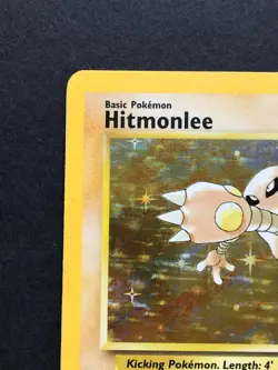 Hitmonlee 7/62 Fossil Holo - Vintage Pokemon Card WOTC 1999 – Played - Image 2