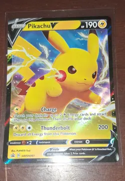 Pikachu V SWSH061 SWSH: Sword & Shield Promo Cards Holo - Image 1