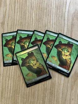 Mtg Tmnt Pizza Lands Forest 1 Foil 5 Regular - Image 1