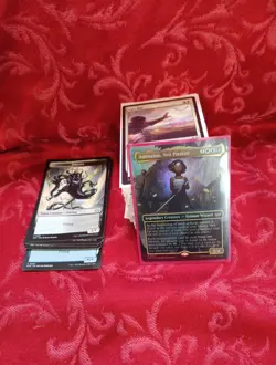 Complete sleeved Magic The Gathering Duskmourn Commander Deck Miracle Worker - Image 1
