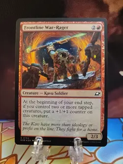 Frontline War-Rager *foil* Magic MtG x1 Edge of Eternities - Image 1