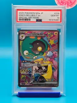 PSA 10 - 2025 POKEMON JAPANESE M2a-MEGA DREAM ex 236 IONO'S BELLIBOLT EX - Image 1