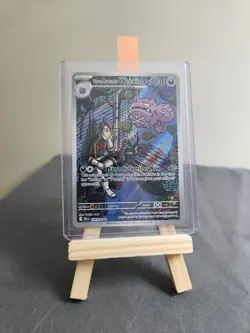 Team Rocket's Weezing 199 Illustration Rare Destined Rivals Pokemon Near Mint - Image 1