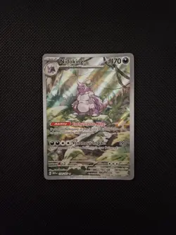 Pokemon TCG Nidoking Scarlet & Violet-151 174/165 Holo Illustration Rare - Image 1