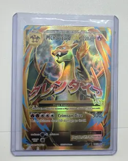 2016 POKEMON XY EVOLUTIONS #101/108 M CHARIZARD EX FULL ART ULTRA RARE - Image 1