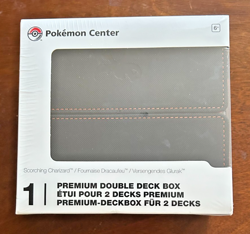Pokemon Center: Scorching Charizard Premium Double Deck Box, new, sealed - Image 1