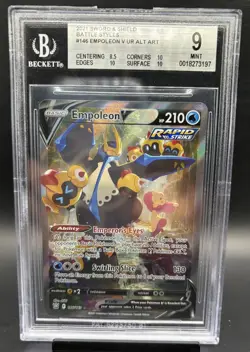2021 Pokemon Battle Styles Empoleon V 146/163 BGS 9 - Image 1