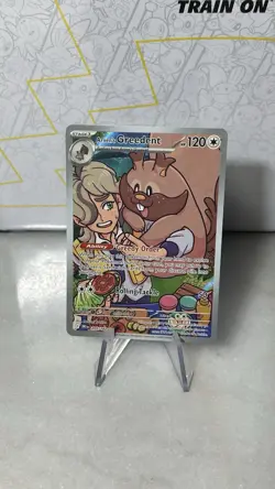 Arven's Greedent 205/182 Illustration Rare (IR) - Pokemon Destined Rivals NM - Image 1