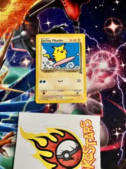 Pokemon Surfing Pikachu Black Star Promo - Image 2