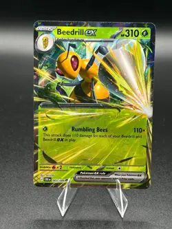 Beedrill ex 003/086 Double Rare Pokemon Chaos Rising ME04 NM - Image 1