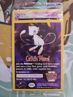 Catch Mew Mewtwo Black Star Promo Sealed Pokemon 1999 - Image 1